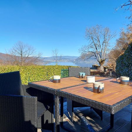 Entre Lac Et Montagne, Chaleureuse Maison 3 Pieces Avec Tres Belle Vue Lac D'Annecy. Terrasse, Jardin, Parking, Cheminee, Barbecue …. Saint-Jorioz Dış mekan fotoğraf